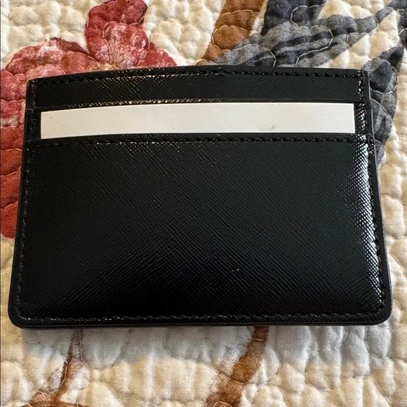 Marc Jacobs Sleek Black Card Holder - Picture 2 of 6